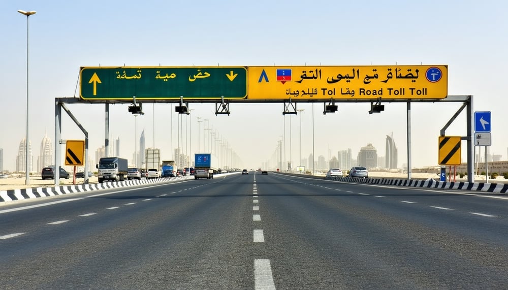 Dubai road toll service