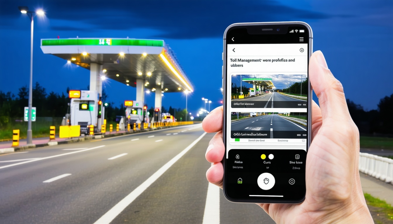 User-friendly mobile app for toll management
